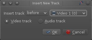 new track in kdenlive new track in kdenlive